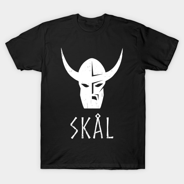 Norse Beer Mead Drinking T shirt  Skal Cheers T-Shirt by marjaalvaro